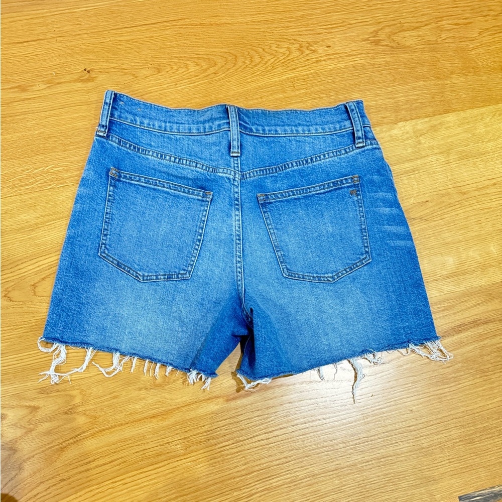 Madewell high rise short 4” jean size 27 blue - Picture 5 of 6